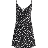 Neues gepunktetes Hosenträgerkleid