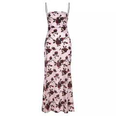 romantisches Kleid mit Rosen-Print