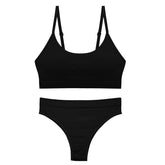 Nahtloses, bügelloses Tanktop- und Höschen-Set