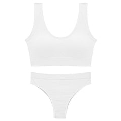 Conjunto de lencería sin espalda, sin aros y con relleno