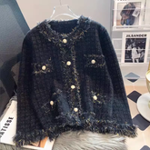 Women's knitted cardigan sweater coat