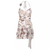 Minikleid mit Rosen-Print