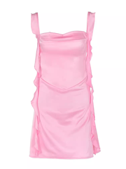 Rosa, figurbetontes Kleid