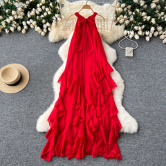 Feenkleid aus Chiffon mit Rüschen