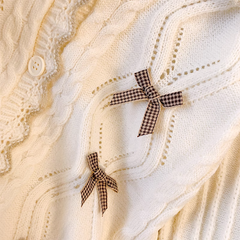 Cárdigan de punto con cuello de muñeca