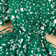 Quadratischer Kragen Puffärmel Sommer neues flauschiges Prinzessinnenkleid