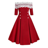 Vestido midi de invierno para Navidad