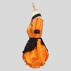 Halloween Pumpkin Maid Dress COSPLAY Lolita Cute Anime Dress