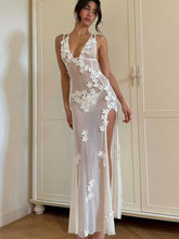 Lace Patchwork Hollow Lace Dress