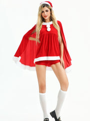Christmas Cape Santa Claus Dress