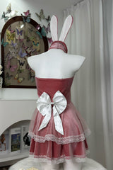 Disfraz de conejo de Navidad, disfraz de conejo para cosplay