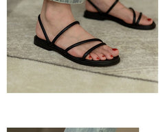 Sandalias de plataforma con tiras en el talón