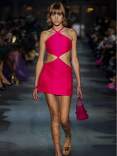 Summer Style Backless Cut Elegant Evening Party Dress