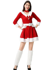 Christmas Red Bunny Party Dress