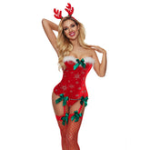 Conjunto de juego de rol de disfraces navideños