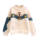 Women's knitted sweater