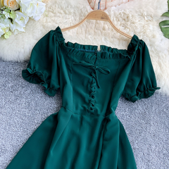 Süßes kurzes Kleid in A-Linie