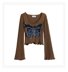 Women's retro sweater knitwear