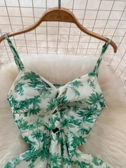 summer printed chiffon skirt