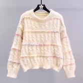 Women's striped sweater