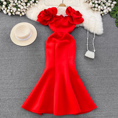 Red Mermaid Dress