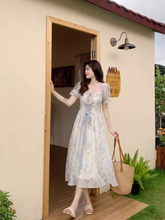 Bedrucktes Sommerkleid für Damen