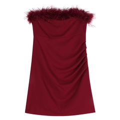 Vestido ajustado de invierno para mujer