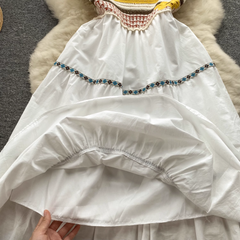 Vestido de hada con diseño de crochet de punto de verano