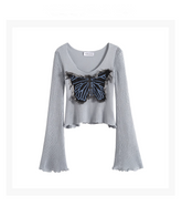 Women's retro sweater knitwear