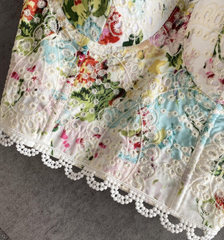 Lindas camisetas sin mangas con encaje floral