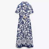 Kleid mit Vintage-Print