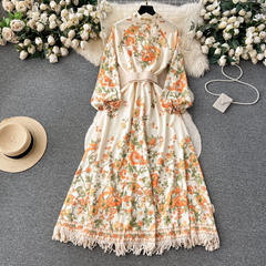 Women's autumn palace style dress