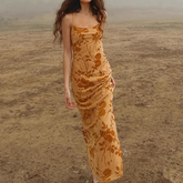 Bedrucktes Strapskleid