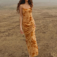 Bedrucktes Strapskleid