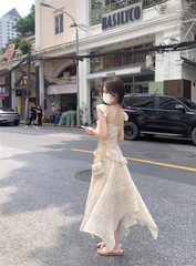 Blumenkleid, langes Feenkleid