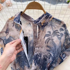 Elegantes bedrucktes Sommerkleid für Damen