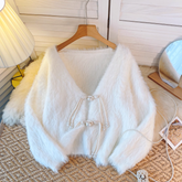 Women's autumn and winter knitted cardigan sweater jacket