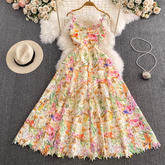 Langes Resortkleid aus Spitze für Damen