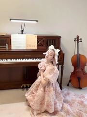 A-Linien-Kleid mit Blumenmuster