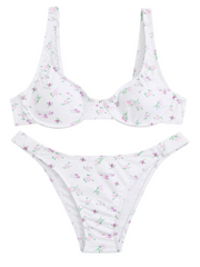 Conjunto de bikini de dos piezas Floral Brazilia