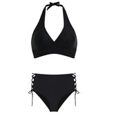 Trajes de baño push up de cintura alta para mujer