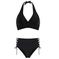 Trajes de baño push up de cintura alta para mujer