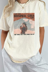 Broadway Girls – Westen – Comfort Colors – T-Shirt mit Grafik