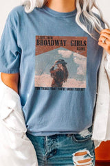 Broadway Girls – Westen – Comfort Colors – T-Shirt mit Grafik