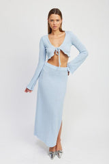 Kurzer Strickcardigan