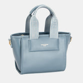 Bolso pequeño de mano David Jones con asas con estampado en relieve