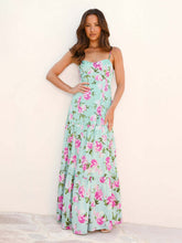 Sexy backless suspender bohemian seaside holiday dress