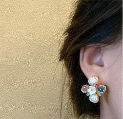 Rainbow Gemstone Earrings