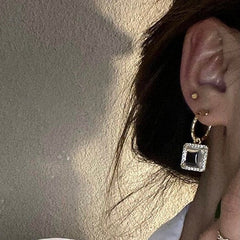 Gold Candy Bar Earrings