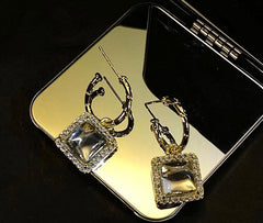 Gold Candy Bar Earrings